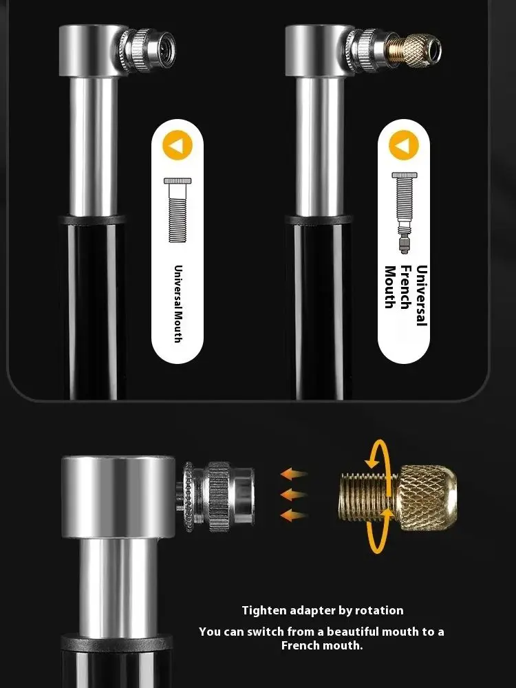 AliExpress OFFBONDAGE Portable Pocket MTB Bike Pump 120 PSI Mini Cycling Tire Inflator Hand Air Pump Bike Accessories Mountain Road Bicycle Pump
