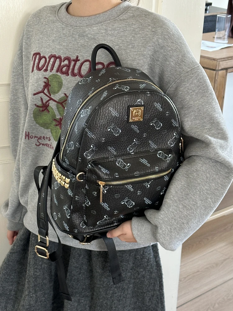 

Ferris Fly Collaborative Cartoon Dual oulder Bag 2025 New Luxury Sensation Lightweight Women's Bag Student Class Boo...