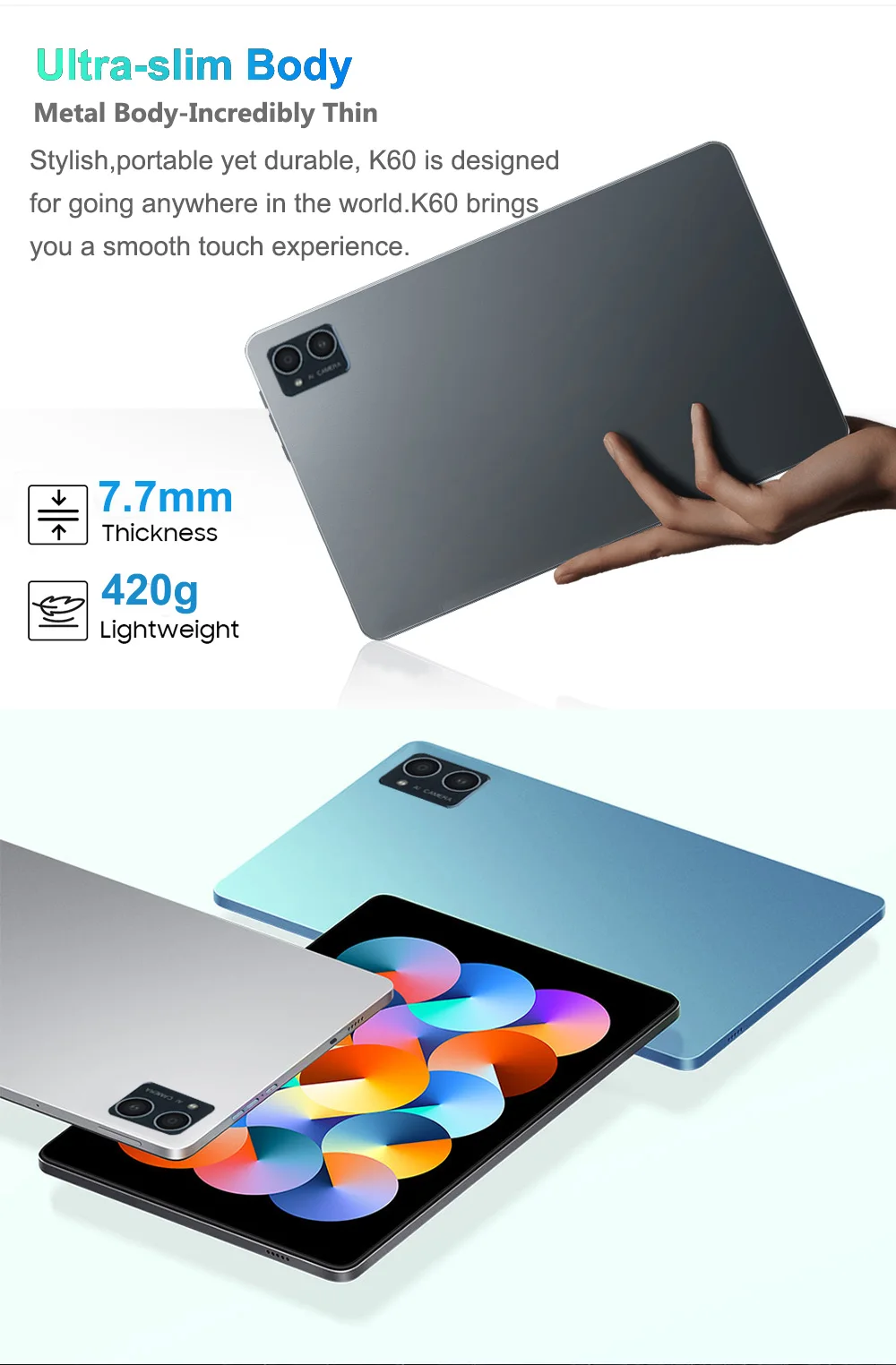 Nenmone 4G Tablets 10 Inch MT6771 Octa Core Android11 12GB RAM 256GB ROM 2 In 1 Tablet PC For Working 16MP Camera GPS Gaming