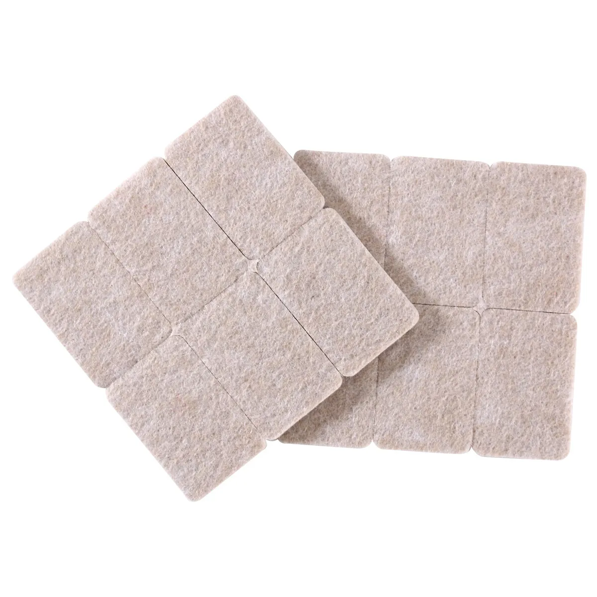 12Pcs 4x2.8cm Premium Felt Pads Floor Protector Pads for Furniture Hardwood Ceramic Tile Linoleum Floors Scratch
