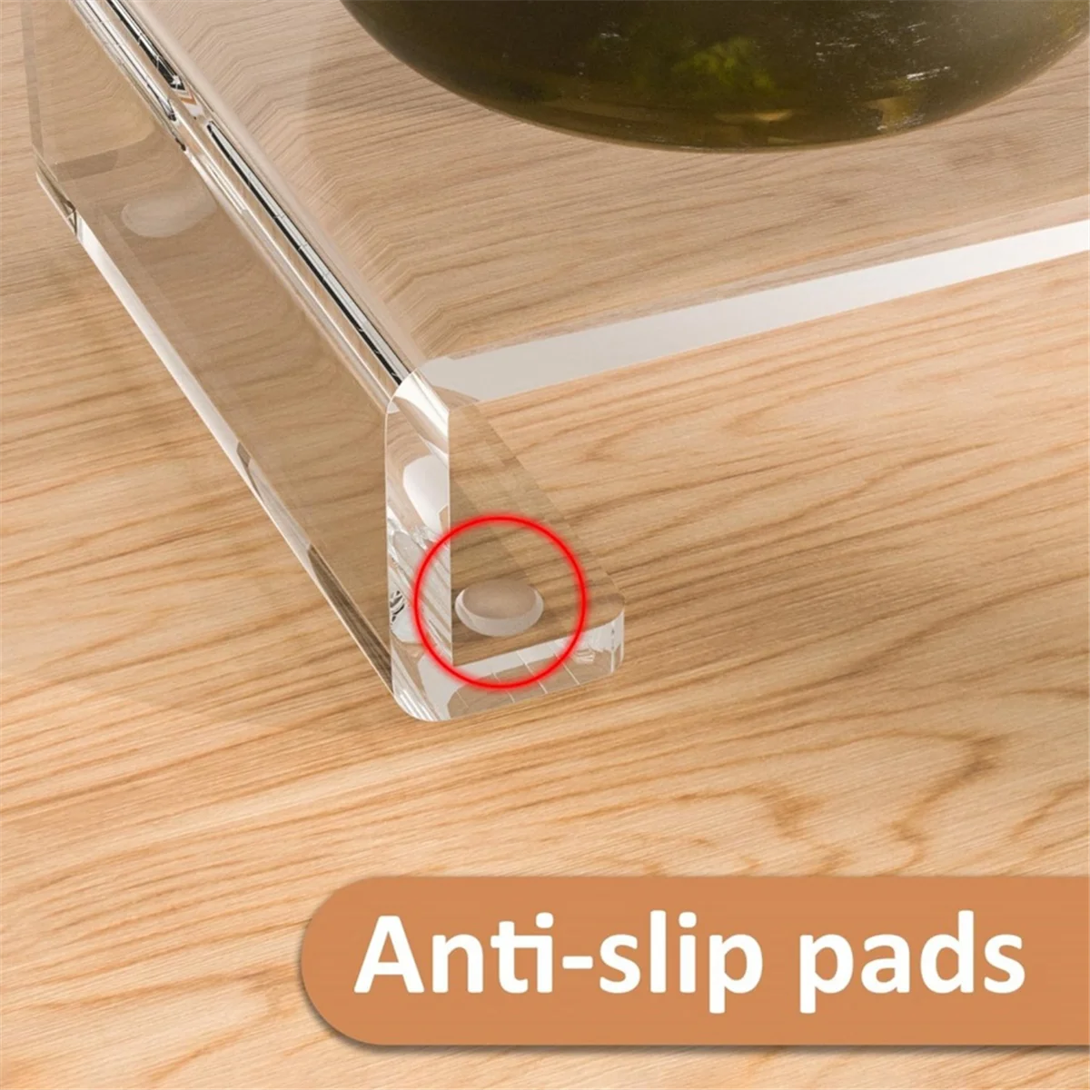 ABNJ Acrylic Bathroom Counter Tray: Water- Kitchen and Bathroom Tray Countertop Decor Candle Tray Decor 2 Pack