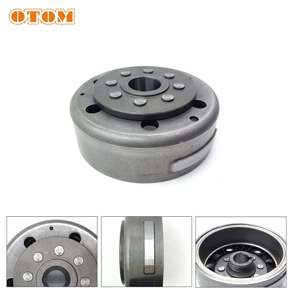 OTOM Motorcycle Magnetic Cylinder Magnetor Rotor Head For ZONGSHEN NC250 NC450 Off-road Motocross Engine Accessories Parts Bikes