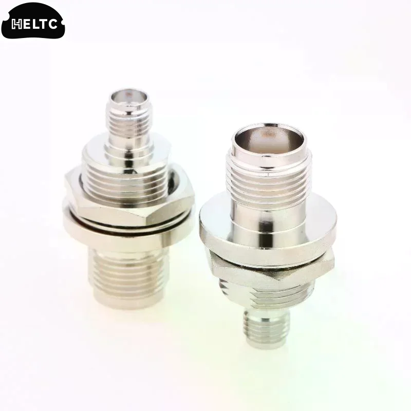 TNC/SMA-KKY-3 TNC To SMA Female Adapter Bulkhead Mount Connector TNC Female To SMA Female Jack RF Coaxial Adapter