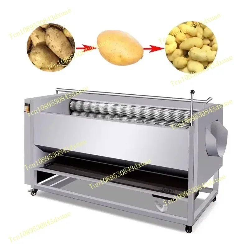 Fruit Vegetable Washing Equipment Fruits Automatic Commercial Potato Ginger, Lotus, Papaya Sweet Potato Cleaning Roller Washing