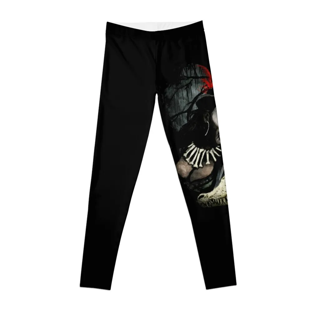 

Voodoo Queen Leggings sportswear gym sports tennis for sports shirts gym Womens Leggings