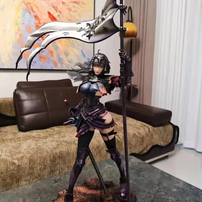 Anime Fate Grand Order Black Jeanne Alter Actionfigur PVC-Statue Modell Schreibtischdekoration Puppe Spielzeug für Erwachsene Sammlerstück Geschenk
