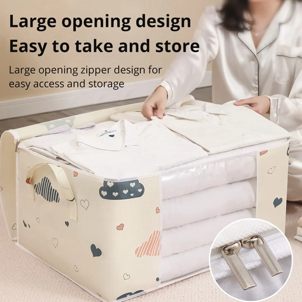 Moisture Dust Proof Proof Organizer Quilt Clothes Storage Bag Large Capacity Foldable Duvet Blanket Sorting Bags Storage Bag