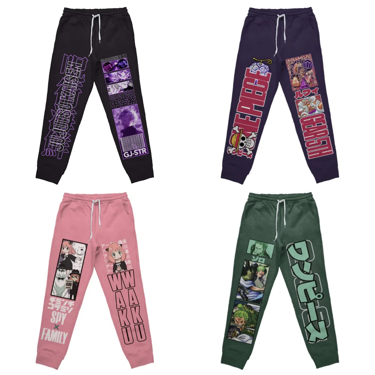 Nuevo Bandai otoño gran oferta nuevos pantalones de chándal de Anime japonés ropa bonita Cosplay Casual calle transpirable pantalones de chándal para hombres