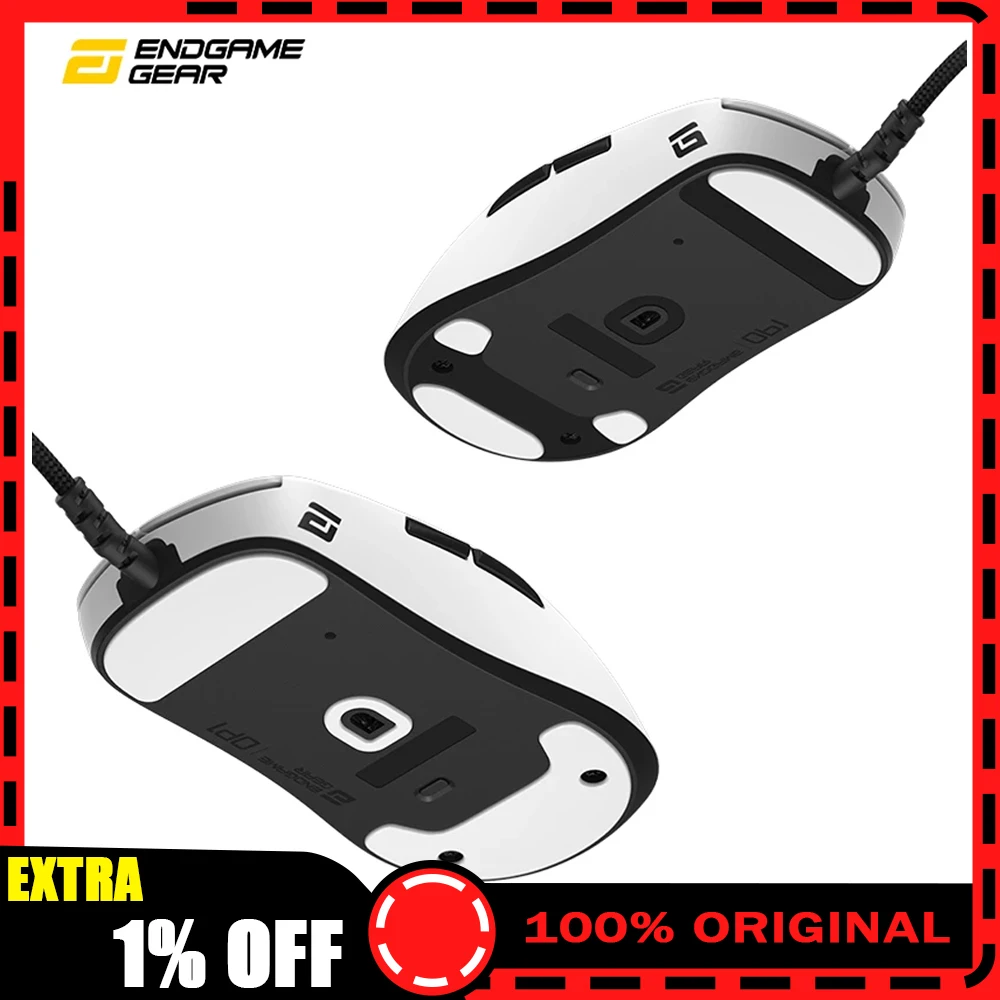 

Endgame Gear OP1 8K V2 Mouse Wired Mouse Paw3950 8000Hz Polling Rate Lightweight Gaming Mice PC Accessories