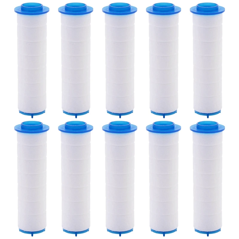 10Pcs Replacement Shower Filter For Hard Water - High Output Shower Water Filter To Remove Chlorine And Fluoride