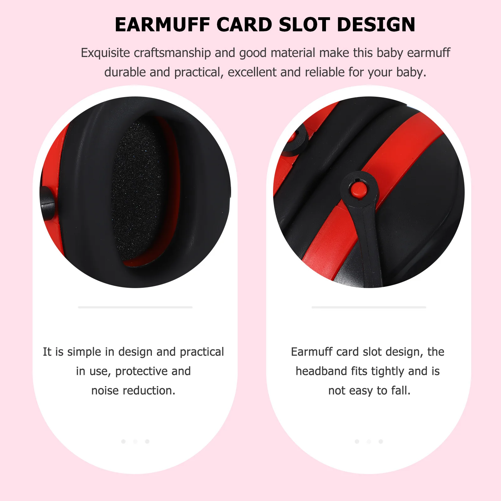 

Kids Ear Protection Earmuffs Lightweight Abs Sponge Noise Reduction Headphones For Sleeping Anti Noise Soundproof Earmuff