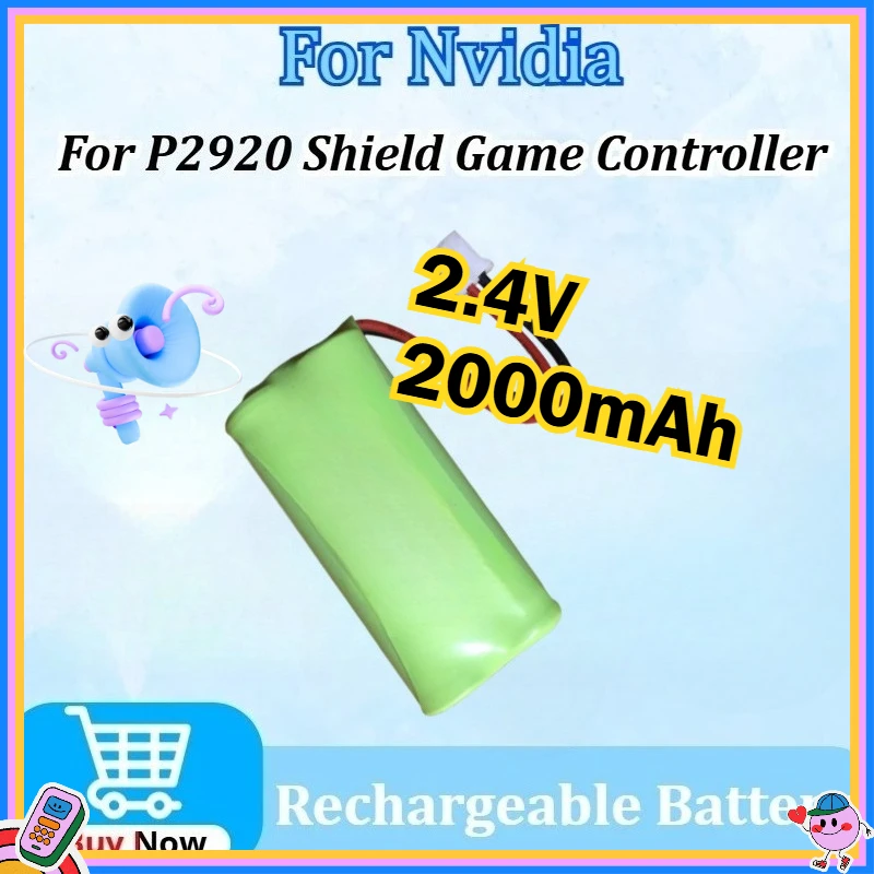 

2.4V 2000mAh 4.8Wh for Nvidia P2920 Shield Game Controller Shield TV Game Controller HRLR15/51 New Rechargeable Battery
