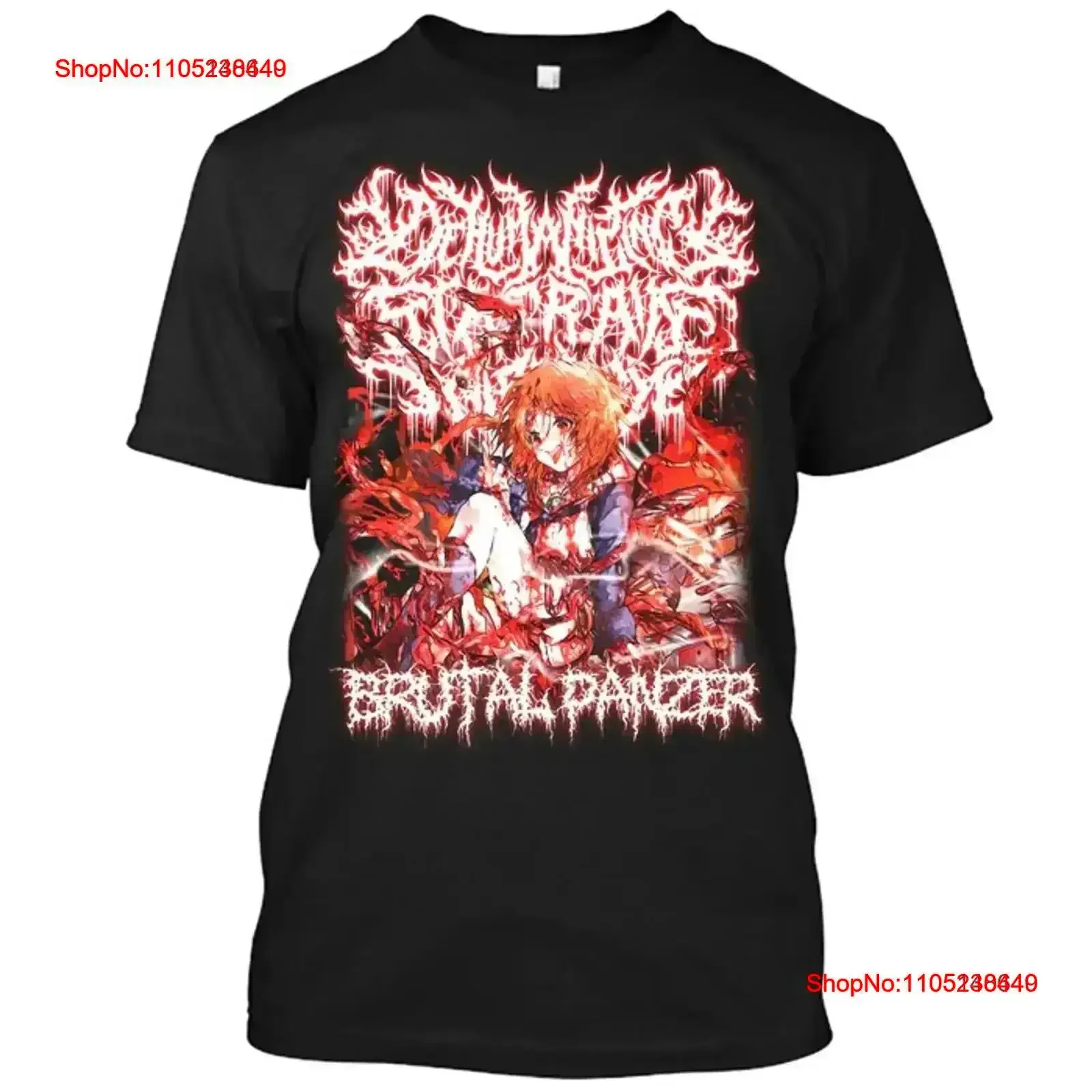 Dehumanizing Itatrain Brutal Panzer S to 5XL For Fan T shirt ZL1689 vintage Washed fashion streetwear homme Stretched Soft