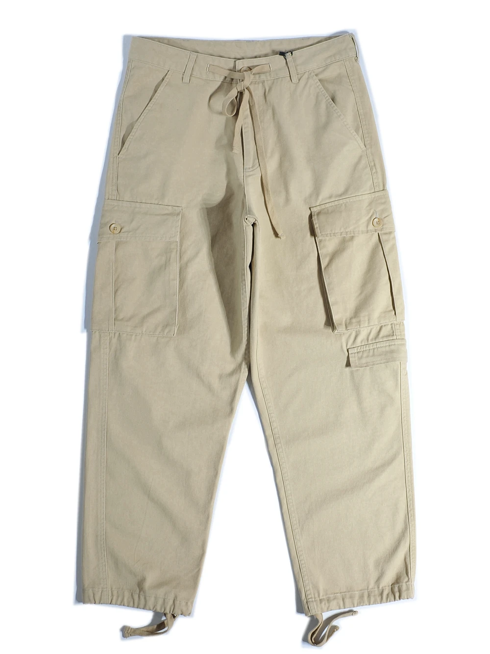 

Мужские рабочие брюки Heavyweight Hong Kong Sle для активного отдыха, свободные прямые брюки в американском стиле, повседневные брюки-карго с большими карманами