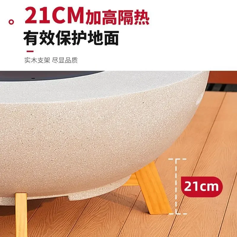 Furnace Tea Baking Stove Set BBQ Stove Outdoor Carbon Stove Baking Brazier Set Furnace Table Plus Size