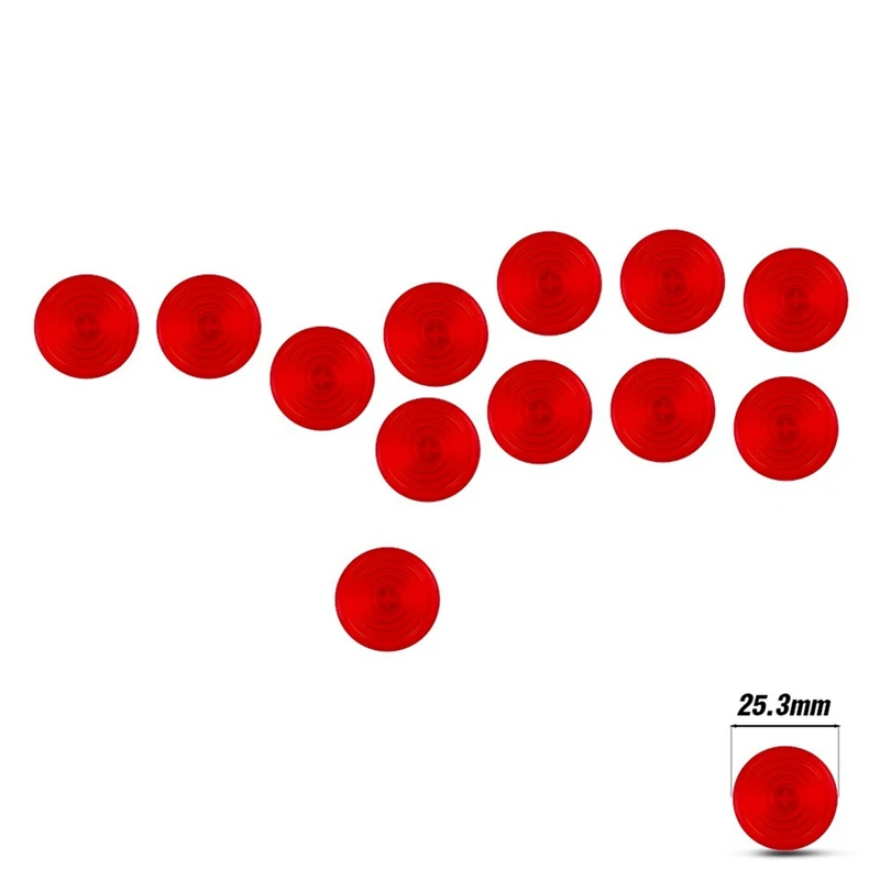 12 шт., сменные колпачки для кнопок Hitbox для аркадного контроллера, контроллер Hitbox, механическая кнопка, аксессуары «сделай сам», E