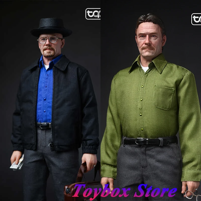 

TOPO STUDIO TP016 1/6 Old White Chemical Teacher Man Action Figure Breaking Bad Walter White Set Heisenberg 12" Full Set Soldier