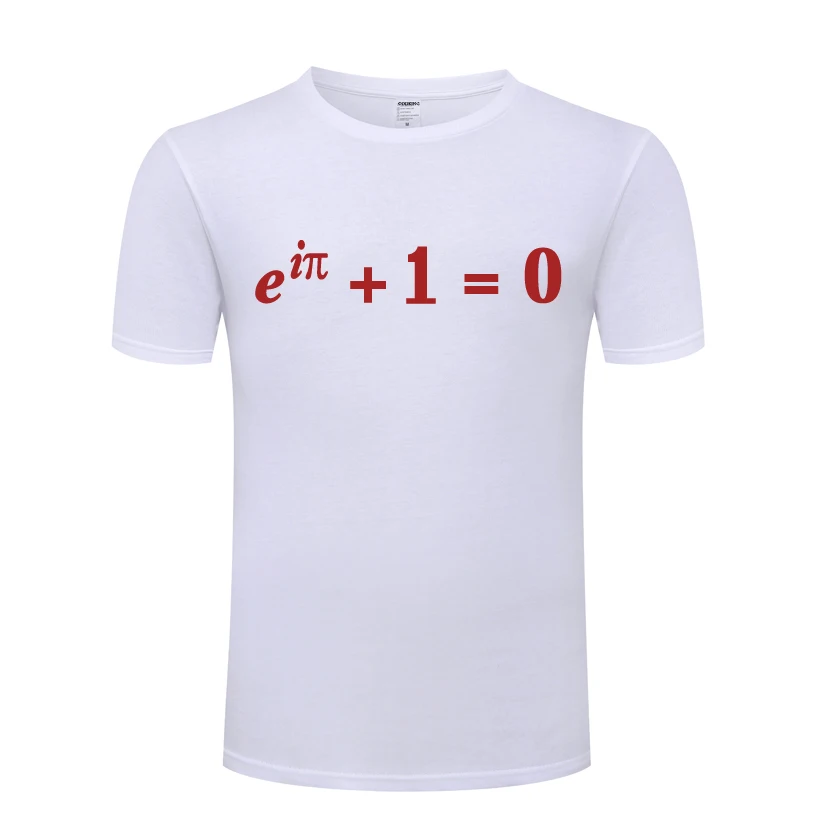 Euler Equation Identity Nerd Geek Science Funny T Shirt Tshirt Men  New Short Sleeve O Neck Casual T-shirt Top Tee
