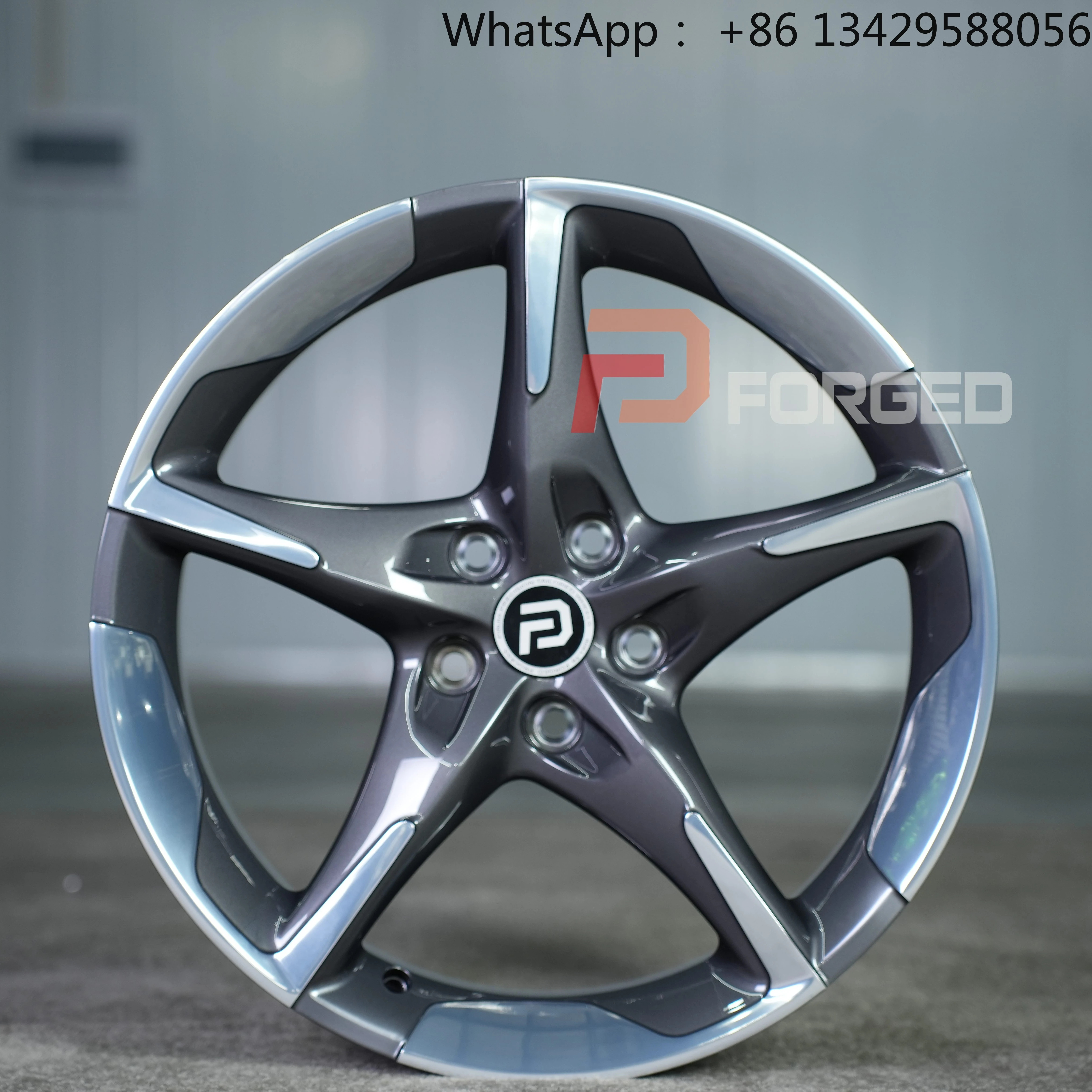 

Custom Monoblok Forged Alloy Wheels Performance Lightweight Wheels Five Spoke for Ferrari Purosangue 488 458 F8 ROMA BMW MINI