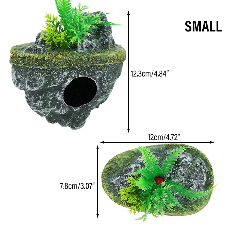 1pcs Suspended Island Fish Tank Decorative Creative Floating Stone Simulation Aquarium Decoration Ornaments Aquarium Accessories