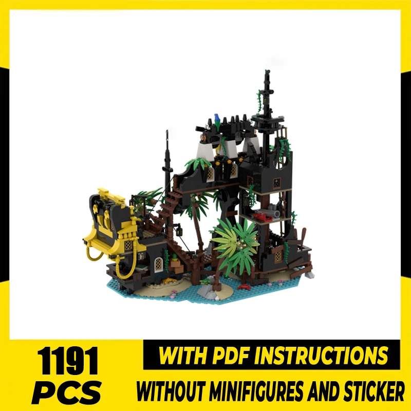 

Городской вид на улицу Moc, строительные кирпичи, модель «Пираты Барракуда», технология, модульные блоки, подарки, рождественские игрушки, сборка «сделай сам»