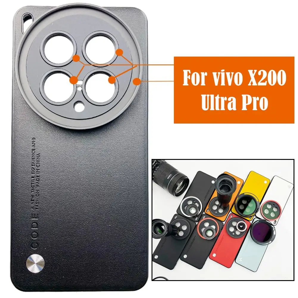 Protective Case For VIVO X200 Ultra Pro Case Cover with 17mm Thread 67mm Thread Lens Adapter