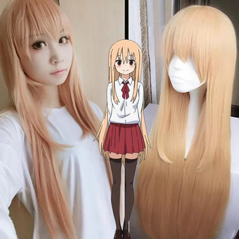 Anime Himouto! Chan Cosplay Cloak Wig UMARU DOMA Costume Sweet Lovely White Student Uniforms High Quality Short Ski Ix;3,v'6.f;8
