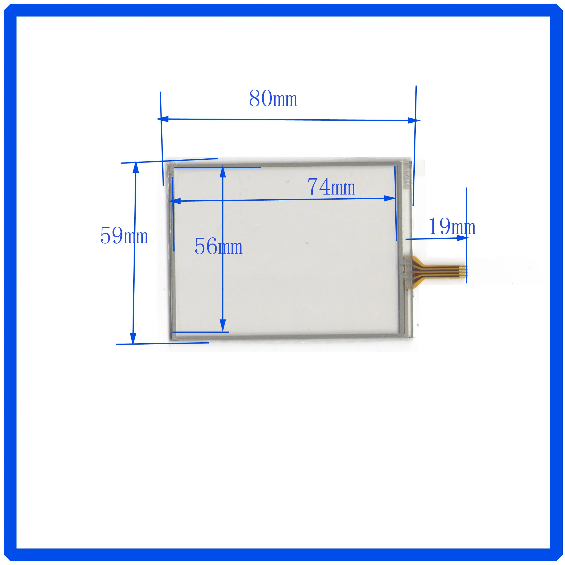 

78*59 3.5inch 4 lins Touch Screen For GPS 80*59 CAR 78mm*59mm sensor glass this's compatible Freeshipping