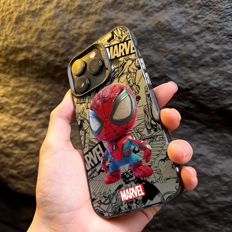 M-Marvels Deadpool Cartoon phone case for Apple iphone 14 16 pro max 13 15pro 11 12 14promax 16plus fundas hard shell couvres