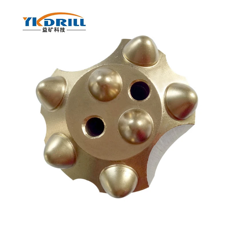 

High Hardness Mining Button Drill Bit R25 Thread Button Bit 33mm - 45mm Rock Drilling Tools