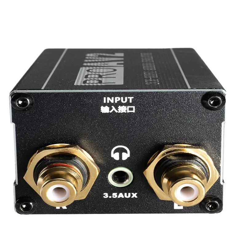 Isolator sinyal Audio RCA-2, Input dan Output RCA Filter akustik arus Audio