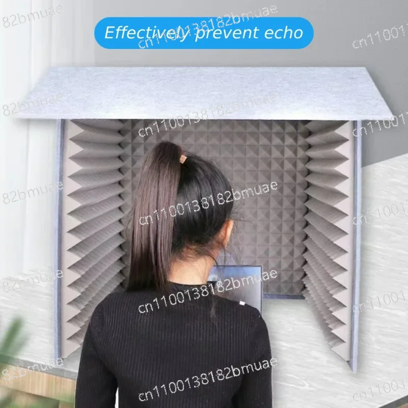 High Density Absorb Microphone Sound Booth with Foam Panels for Vocal Recording Vocal Absorbing Cover To Filter Vocal Microphone