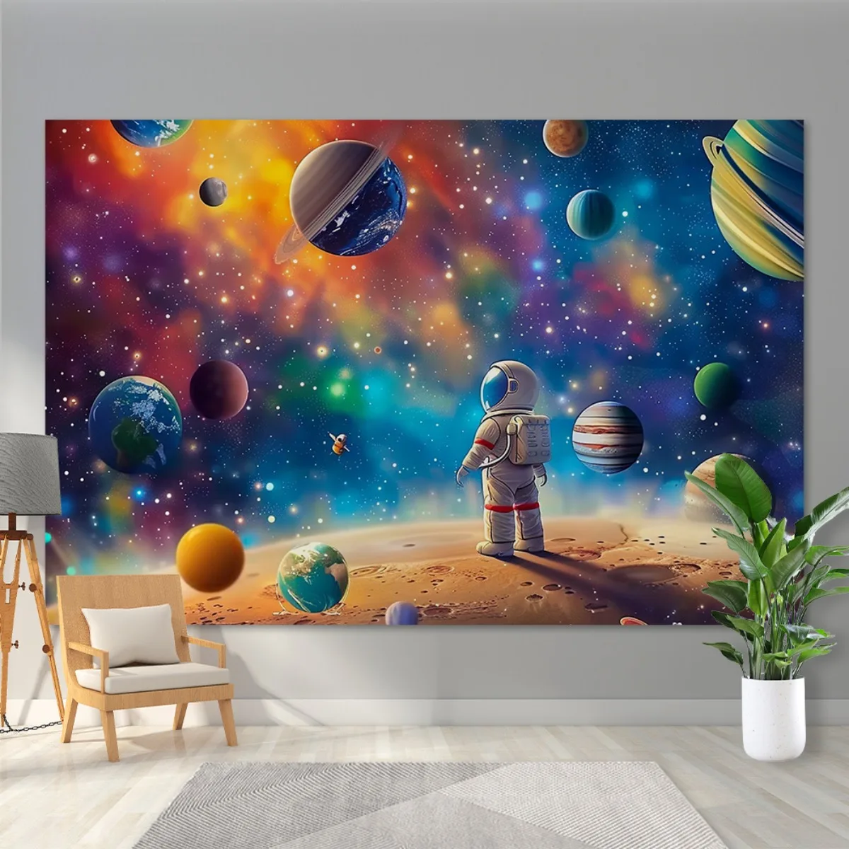 Space Exploration Galaxy Astronaut Poster Digital Print Canvas Art Living Room Decoration Gift