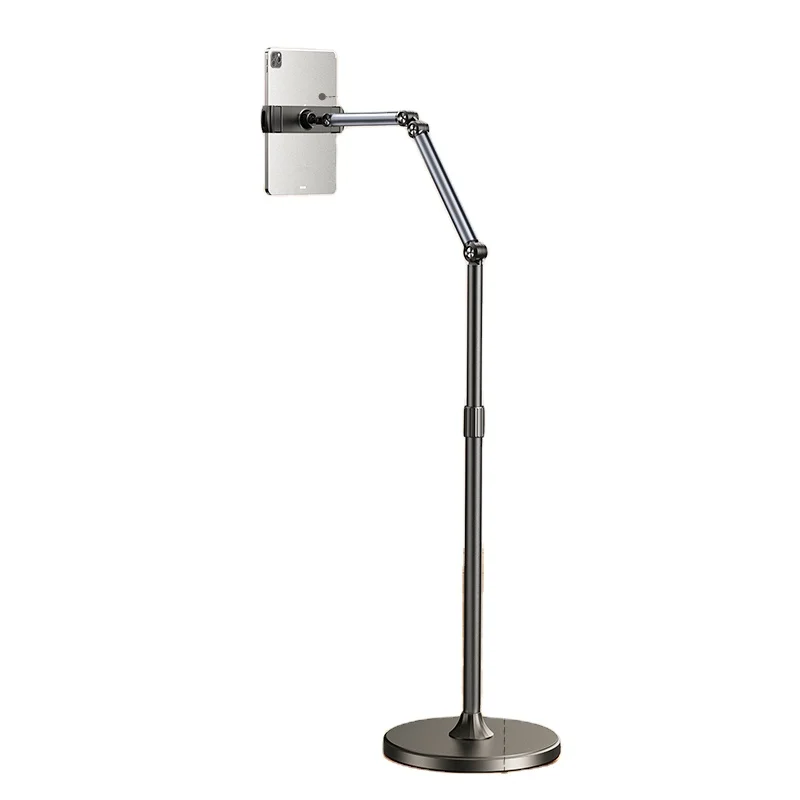 

8 Mobile phone, tablet, floor bracket 30cm, aluminum base 360 rotating, flexible and stable
