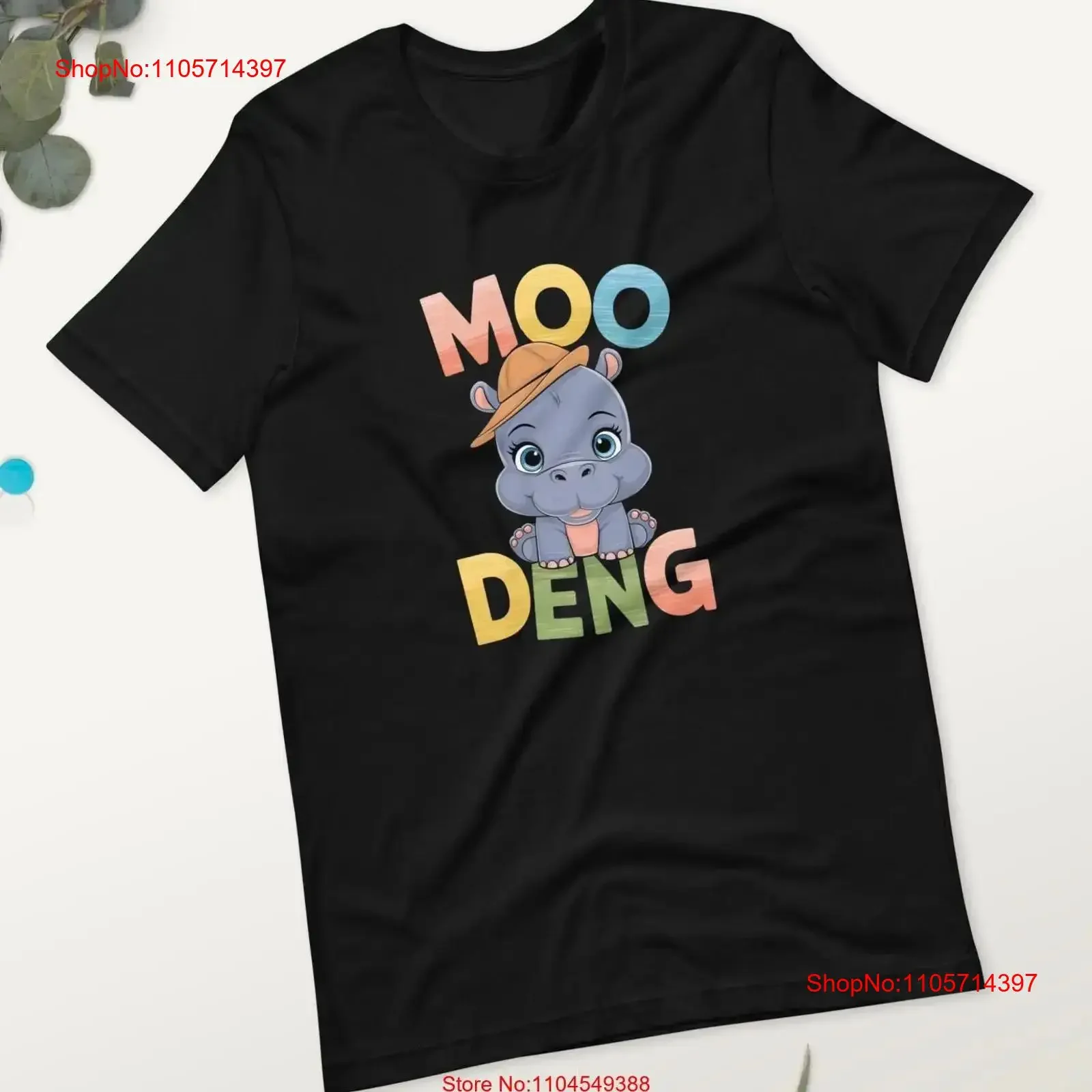 Cute Moo Deng T Shirt Pygmy Hippo Funny Baby Hippopotamus vintage Washed Versatile streetwear Soft graphic Unisex Stylish