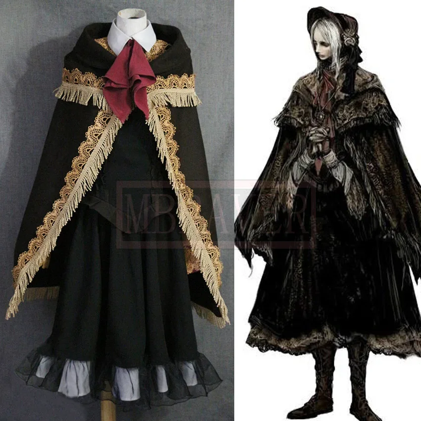 

Bloodborne The Doll Costume Adult Women Halloween Carnival Game Costume Bloodborne Cosplay Costume Custom Made