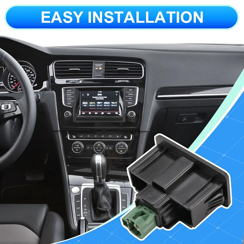 Car USB AUX Carplay MDI USB AMI Install Plug Socket Harness For VW Golf 7 5G0 035 222 F 5QD 035 726 E 3GD/ 5G0 035 222 E