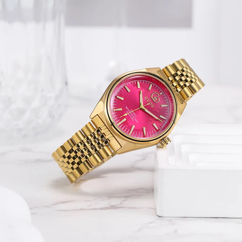 ساعة نسائية أنيقة، ساعة نسائية فاخرة وراقية، طراز الطالب، موديل 2026 جديد، ساعة يد كوارتز عصرية