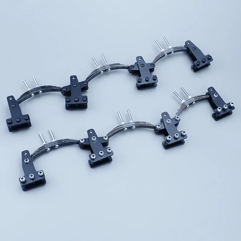 Voor 1/14 RC Truck Tamiya SCANIA 770S VOLVO Benz MAN TGX Auto Metalen 2/3 As Balans Suspension Kit stalen Plaat Trailer