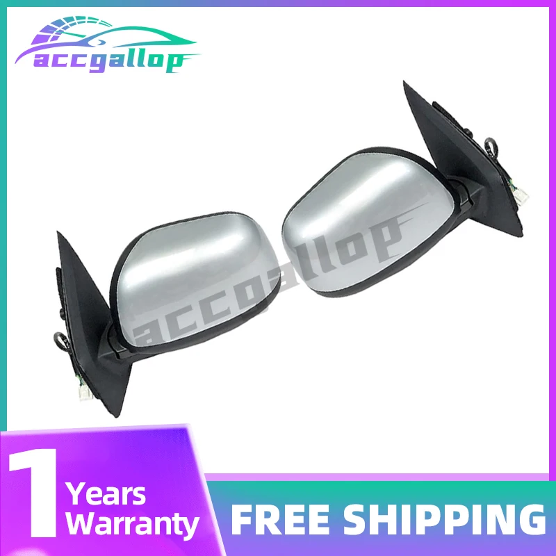 

For Mitsubishi Outlander ASX 2010 2011 2012 Left Side 5 Pins Silver Gray Painted Heated Power Adjust Mirror Assembly
