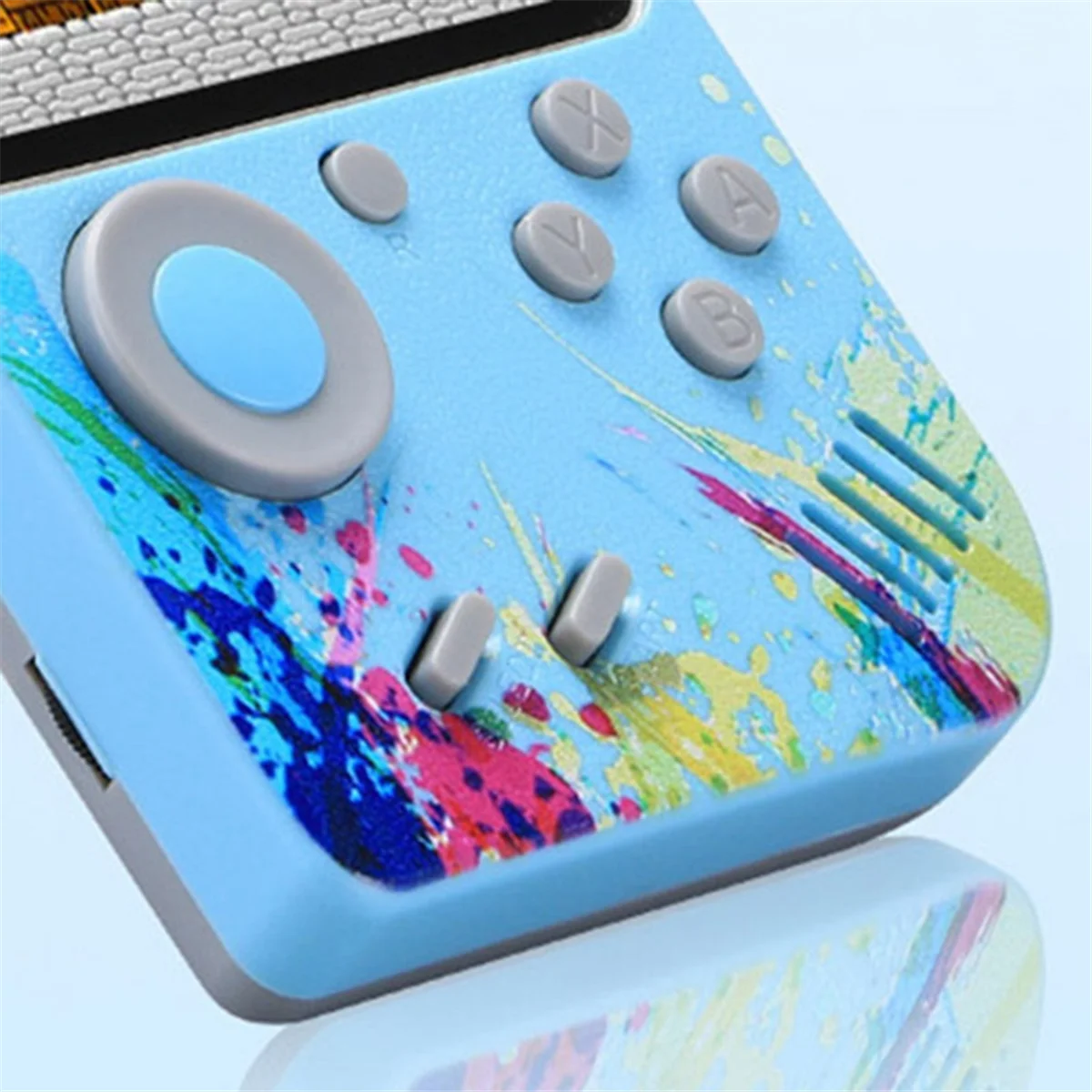

2025 New- G5S 2.4 Inch Video Game Console Mini Portable TV Handheld Game Player Built-in 500 Games AV Output Support 2 Player A