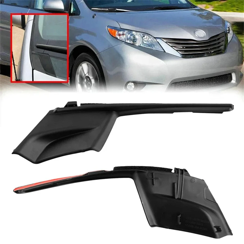 

Car Outer RH LH Windshield Wiper Cowl Cover Trim Panel For Toyota Sienna 2011-2020 Direct Replacement Exterior Protector