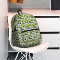 Tattoo Old School Airwalk Backpack Daypack Large Capacity Children BookBag School Bag Shoulder Bags for Men Women