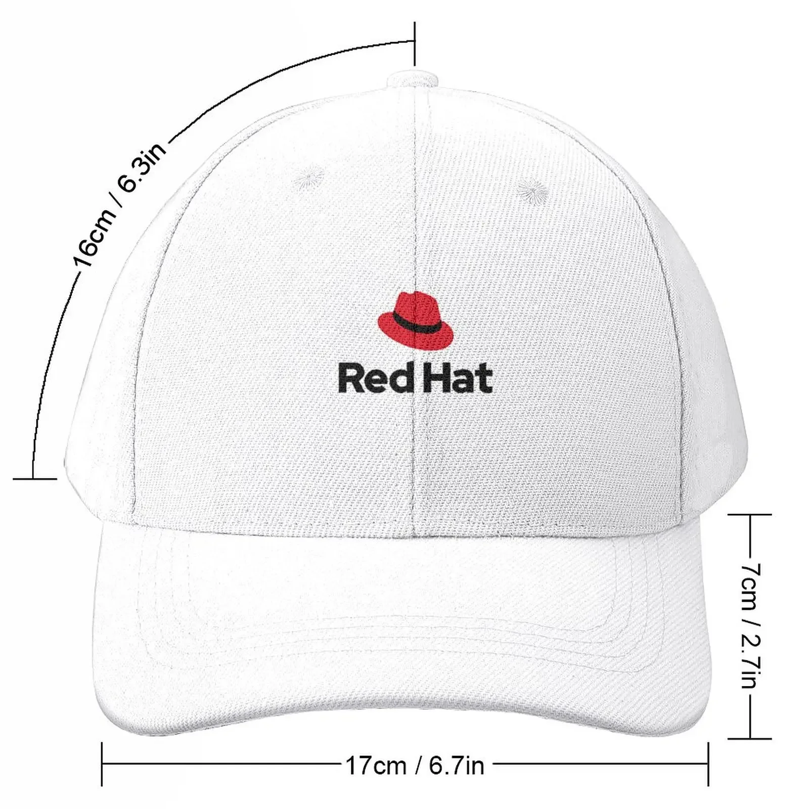 linux redhat sticker Baseball Cap Christmas Hat cute Beach Outing Hats For Men Women's