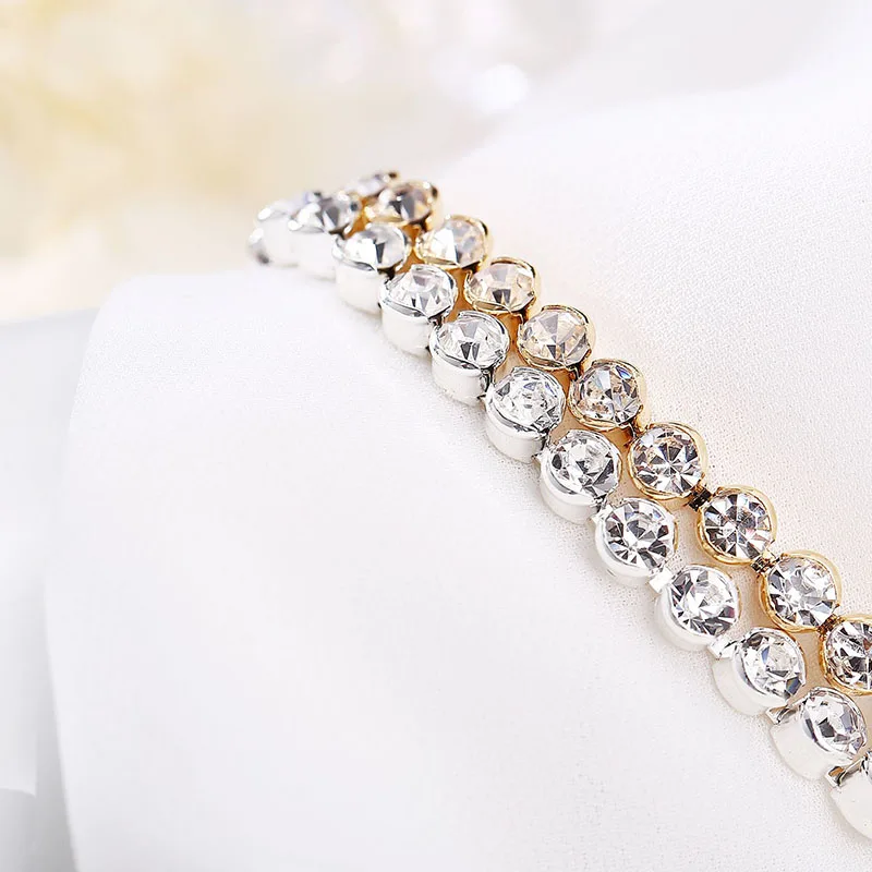 Fashion Gold Silver Color Women Tennis Braclet Valentine's Day Braclet Gift For Her Casual Pulseria Accessories Official Jewelry image 6