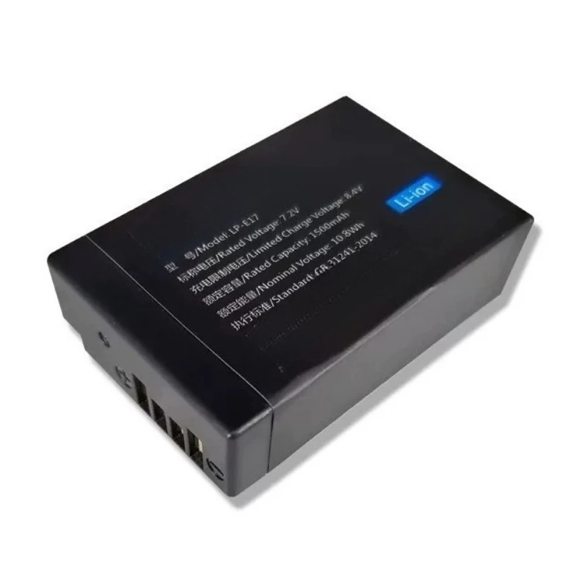 New LP-E17 7.2V 10.8Wh 1500mAh Li-ion Battery for Canon EOS R8 RP R50 R100 250D M3 M5 M6 750D 760D High Quality Camera Battery