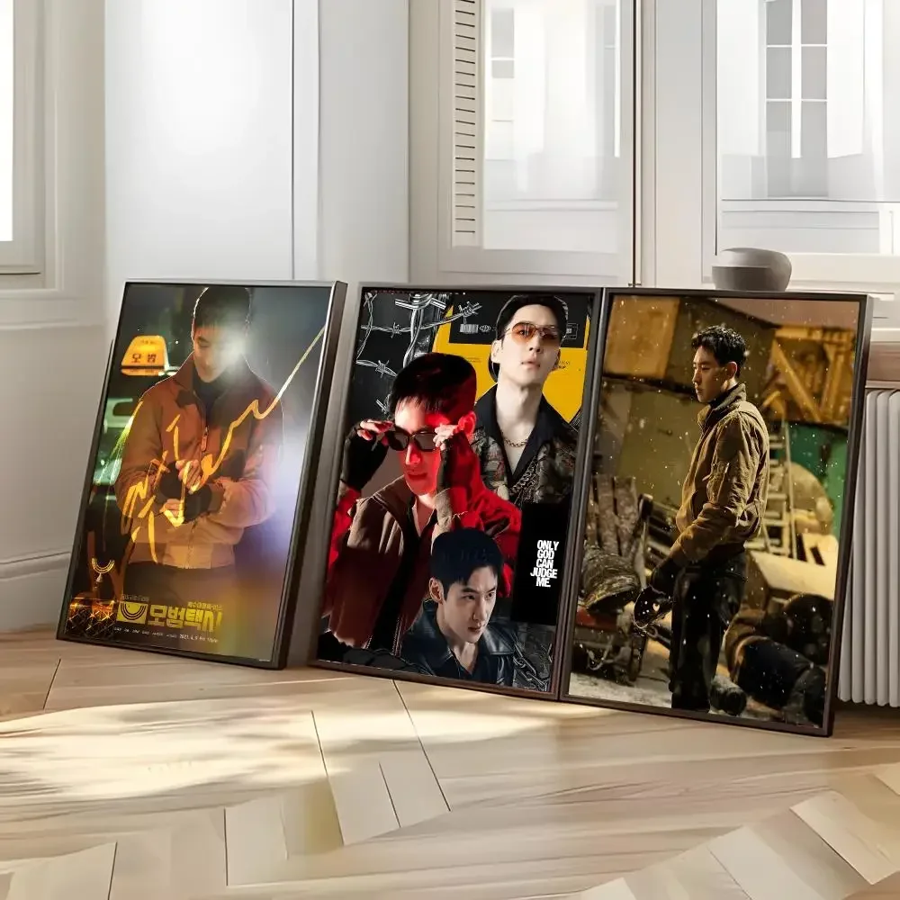 Series Crime Taxi Driver Poster Distinct Home Decor Concepts Chic Indoor Art Pieces