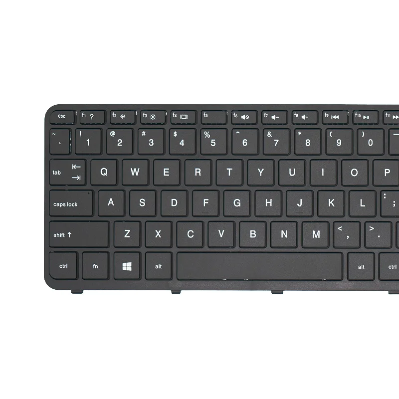 Teclado de portátil para HP pavilion 350, G1, 350, G2, 355, G1, 355, G2, 351, G1, 356, G2, negro con marco ruso