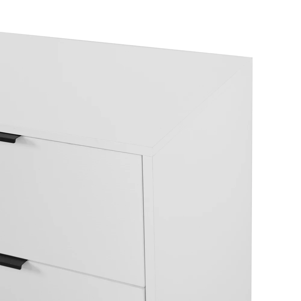 Glas-Schiebetür, 3 Schubladen, modernes Sideboard, Küche, Buffetschrank für Flure, Eingänge, Küche, Arbeitszimmer – Detail 11