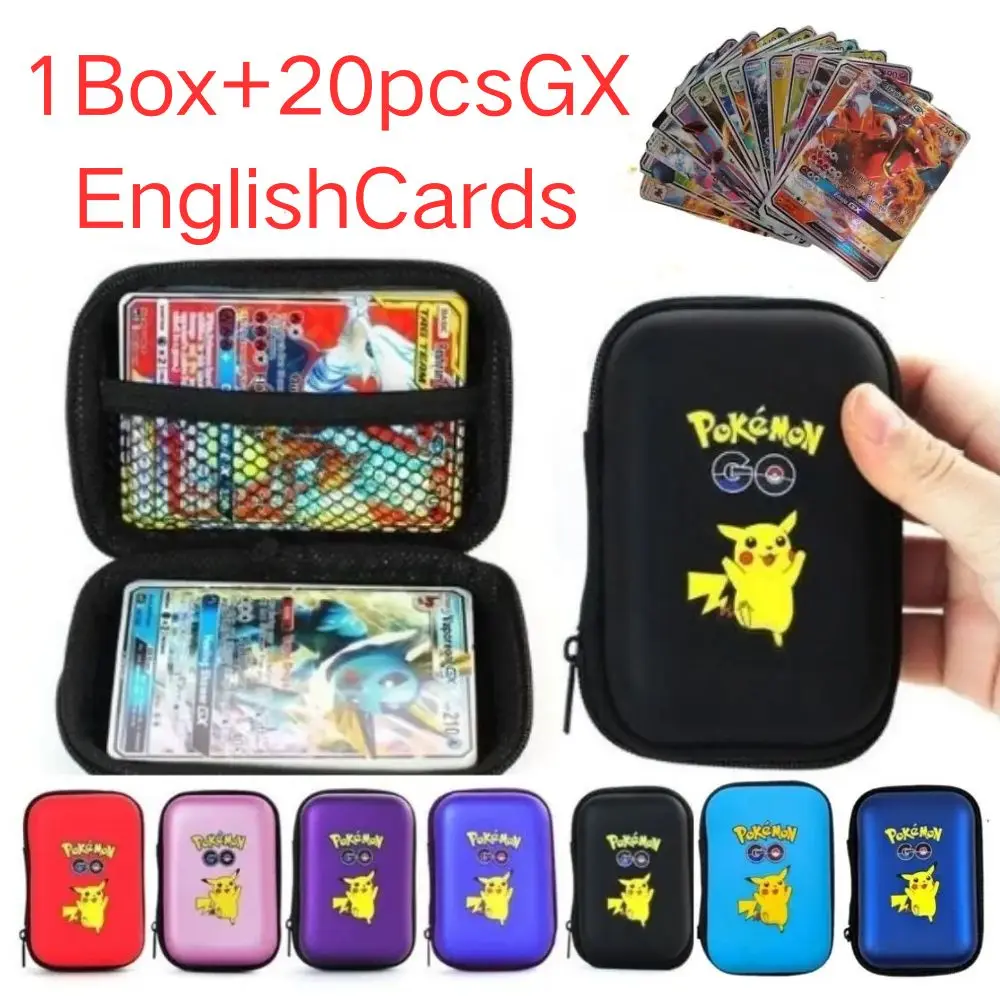 1BOX20pcs Pokemon Cards GX Tag Team  Mega  Game Battle Carte Trading Collection English Cards Toys Kids Gifts